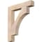 Ekena Millwork Westlake Block Smooth Bracket, Douglas Fir, 5 1/2"W x 34"D x 40"H BKT06X34X40WTL05SDF - alternate 1